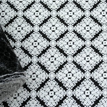 Трикотаж костюмный - Ромбики