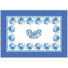 Праздничная Скатерть в стиле - Гжель