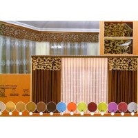 Текстильные ажуры - цвет серо - голубой