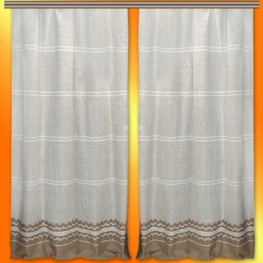 Готовый комплект штор из хлопка