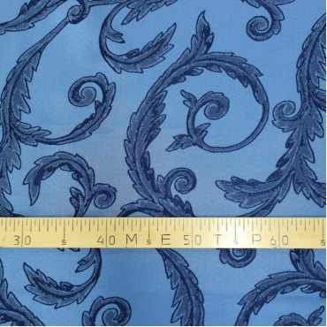 Портьерная ткань - цвет синий